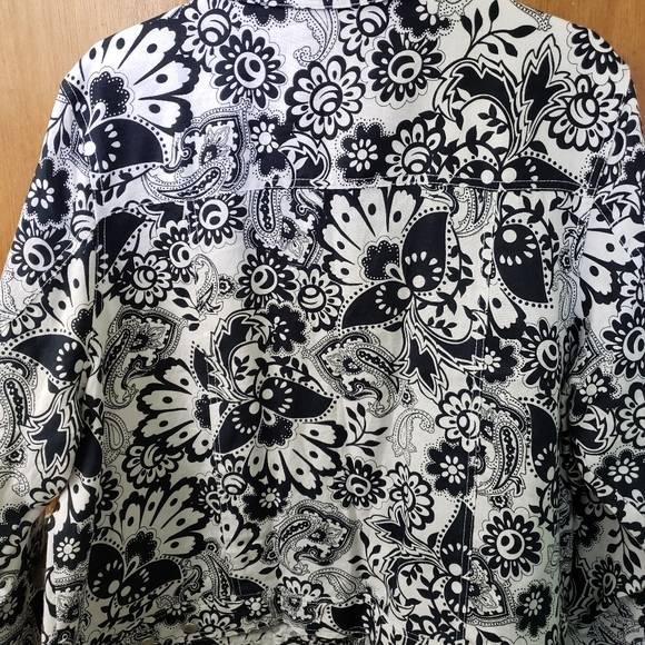 Linen jacket. Size 3X - Picture 4 of 4